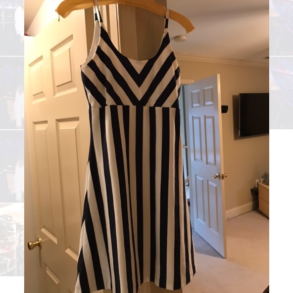 Navy & White Sundress! - Picture 2 of 3